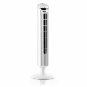OneConcept Blitzeis, stĺpový ventilátor, 40 W, 45° oscilácia, biely