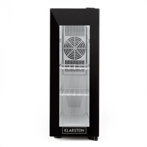 Klarstein Frosty, chladiaca vinotéka, 13 l, 8-18 °C, sklené dvierka, 35 dB, čierna