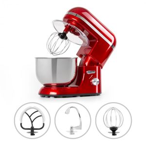 Klarstein Bella Elegance, kuchynský robot, 1300 W, 1,7 HP, 6 stupňov, 5 litrov, červený