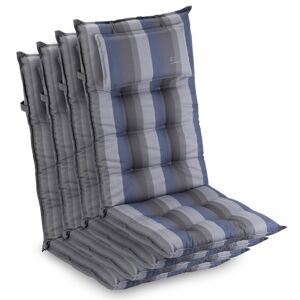 Blumfeldt Sylt, čalúnená podložka, podložka na stoličku, podložka na vyššie polohovacie kreslo, vankúš, polyester, 50 × 120 × 9 cm