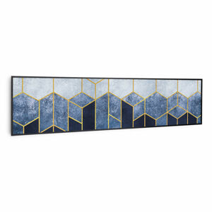 NA Wonderwall Air Art Smart, infračervený ohrievač, modrá čiara, 120 x 30 cm, 350 W