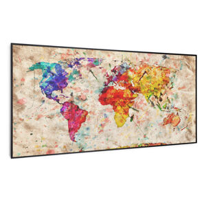 NA Wonderwall Air Art Smart, infračervený ohrievač, farebná mapa, 120 x 60 cm, 700 W