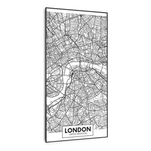 NA Wonderwall Air Art Smart, infračervený ohrievač, mapa mesta Londýn, 60 x 120 cm, 700 W