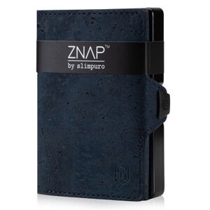 Slimpuro ZNAP, tenká peňaženka, 12 kariet, priečinok na mince, 8 × 1,8 × 6 cm (Š × V × H), RFID ochrana