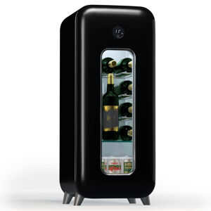 Klarstein Shirley 15 Uno. chladnička na víno, 15 fliaš, 5 - 20 °C, dotykové ovládanie, retro