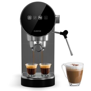 Klarstein Furore, kávovar na espresso z nehrdzavejúcej ocele, kompaktný, 20 bar, digitálny displej, 2 šálky